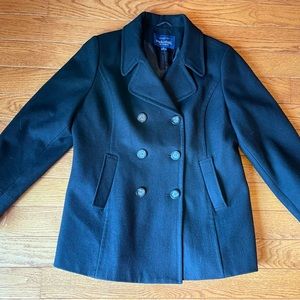 Mackintosh New England wool blend pea coat